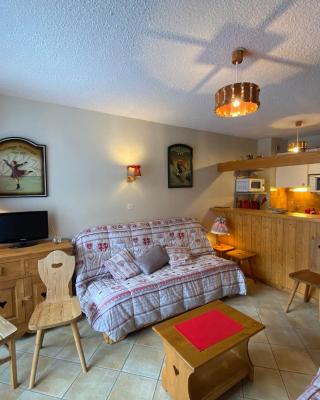 Studio cosy avec Multi Pass, à 100m des remontées Linga, garage et WiFi inclus, idéal ski et été - FR-1-693-82