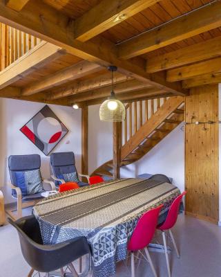 Duplex T2 Cabine 45m², 6 pers, skis, parking, lave-linge, lave-vaisselle - FR-1-403-86