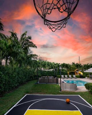 Beautiful house heated pool, basketball L01