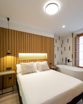 Precioso loft con bañera de isla