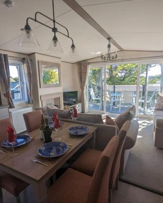 STUNNING LUXURY Caravan on edge of New Forest on SHOREFIELD Country Park ENTERTAINMENT AND LEISURE PASSES INCLUDED