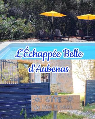 2 pièces "Le Brin de soleil" Gites appart 'hôtel L'ECHAPPEE BELLE D'AUBENAS Logement 1 sur 3