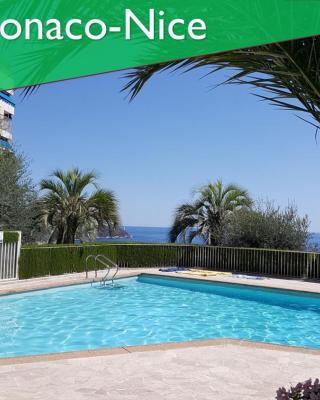 Studette avec Piscine au calme - Proche Nice et Monaco