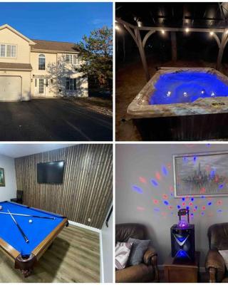 Quiet Private House w Hot Tub/Fire pit/Games