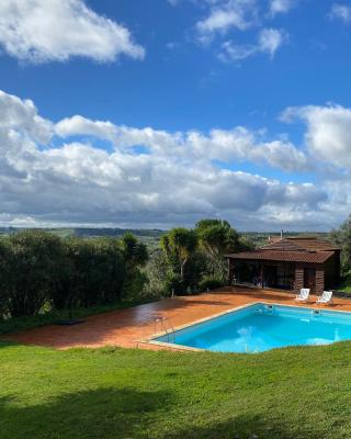 Poolside Wooden House