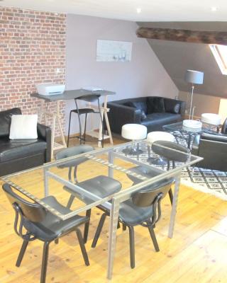 2 bedrooms appartement with city view and wifi at Bruxelles