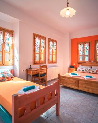 Orange House for big families in Damouchari - Delicious Houses