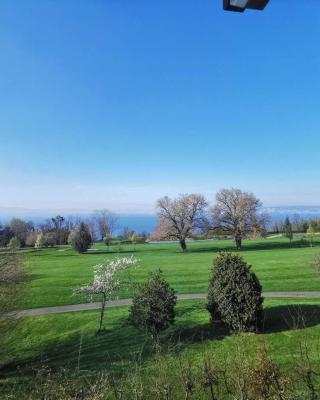 Appartement vue sur le golf et le Lac Leman