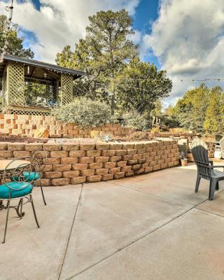 Gazebo and Fire Pit Pet-Friendly Payson Home!