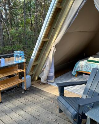 Bohamia - Cozy A-Frame Glamp on 268 acre forest retreat