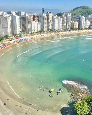 Melhor vista do Guarujá (Apartamento pé na areia)