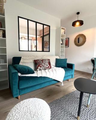 Charmant Appart T2 Rénové en 2023 avec Jardin de 140m², à 900m de la Plage - Bénodet - FR-1-481-137
