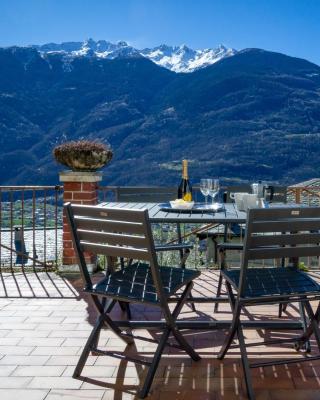 Panoramic Apartment Italian Alps Valtellina near Sondrio, Tirano