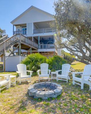 Waterfront Emerald Isle Home with Dock Access!