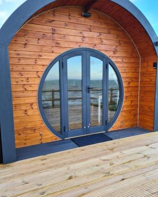 Spring Tide Cliff Top Glamping Pod with direct Sea Views