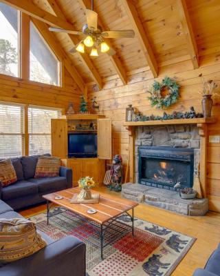 Smoky Mountains Cabin with Hot Tub, Deck and Views!