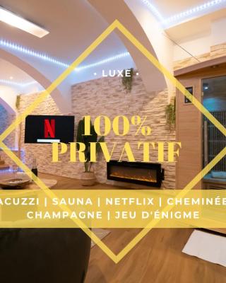 Le Spa de la Cathédrale - Jacuzzi - Sauna - Champagne - Netflix - Wifi