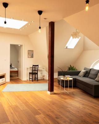 Wölkchen - Wohnung mit Balkon, Holzdielen & TV