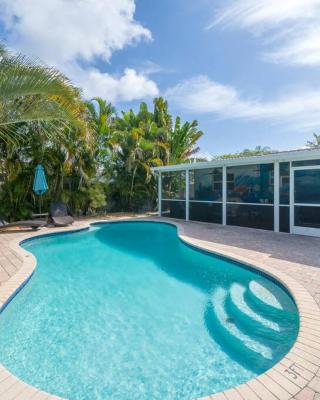 Palm Paradise-Seaside Home w Heated Saltwater Pool