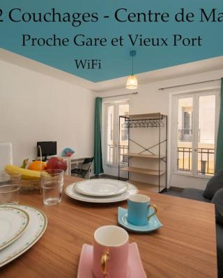 Appartement tout équipé à coté/Vieux port/Noailles