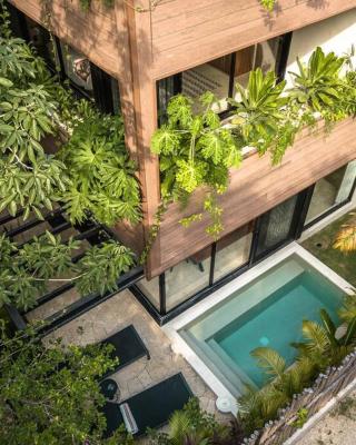 Townhouse de lujo en la selva con alberca privada