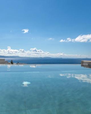 Villa with View of Agios Ioannis and Pool with Jacuzzi