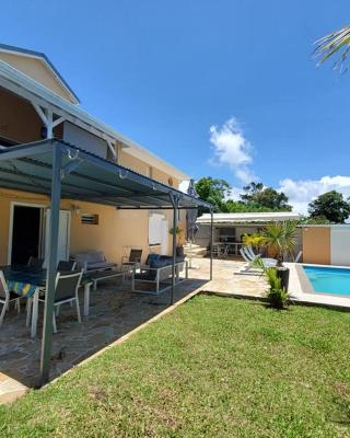 Villa bassin bleu
