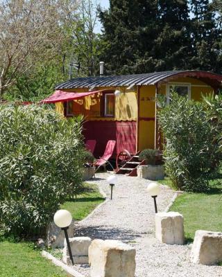 MAS MAURANE-Roulotte avec SPA privé aux portes d'ARLES