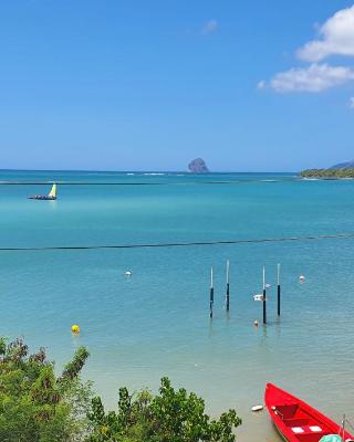 T2 Les pieds dans l'eau face à la mer des caraïbes Sainte Luce - Trois Rivières