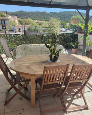 Appartement provençal avec terrasse dans le Var
