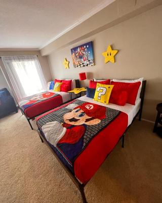 Mario & Harry Potter Loft Universal Studios 10min loft apartment