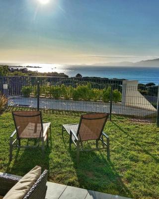 Les Rivages de Stagnola Appartement T3 vue mer et montagne plage 200m climatisé