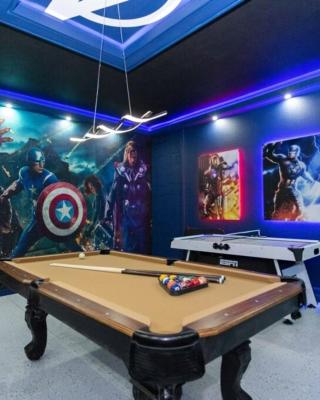 6 bedrooms pool and game room - 2 miles to Disney