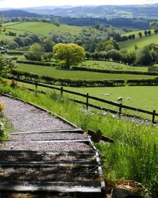 Barley Cottage - 5* Cyfie Farm with log burner and private covered hot tub