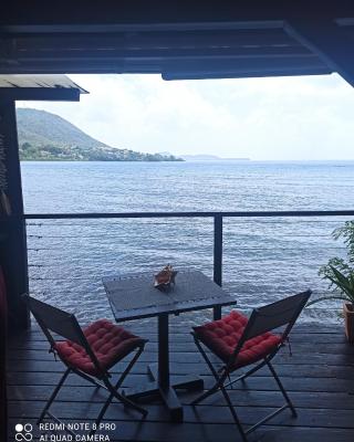 Studio Corail suspendu au dessus de la mer