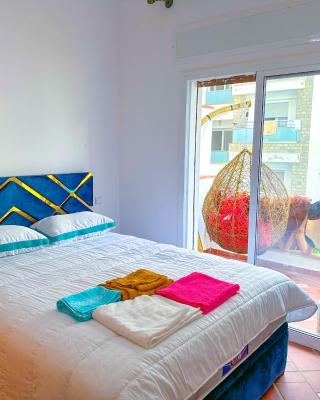 Residence Al Kasaba - Spacious apartment with swimming pool and direct access to sea