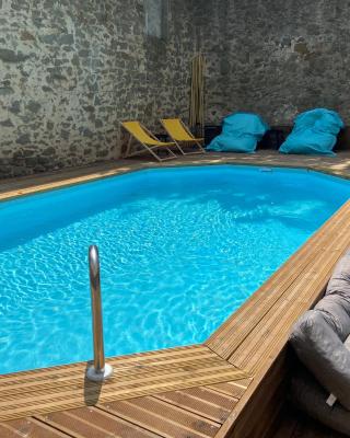 T4 bord canal du midi, piscine