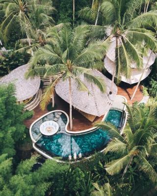 Harmony House, Bamboo House with Pool view