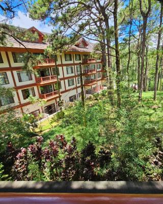 The Forest Lodge at Camp John Hay with balcony and parking privately owned unit 272