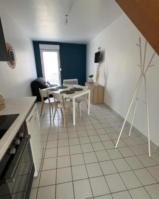 Anselme, F2 duplex avec cour commune et proche de la mer ,2