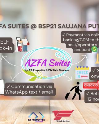 Bandar Saujana Putra BSP 21 AZFA Suite [FREE WiFi]