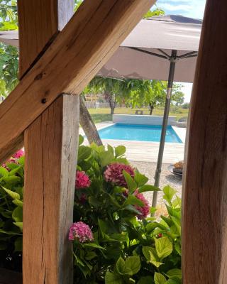 Petite dépendance vue piscine