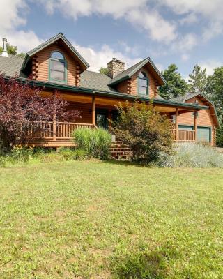 Stellar Wilmington House on 20 Wooded ADK Acres!