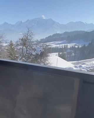 Studio lumineux avec vue sur le Mont Blanc