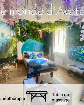 Le monde D avatar avec Balneo et table de massage