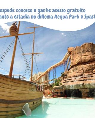 Spazzio Diroma Hospedagem com acesso gratuito no Acqua Park
