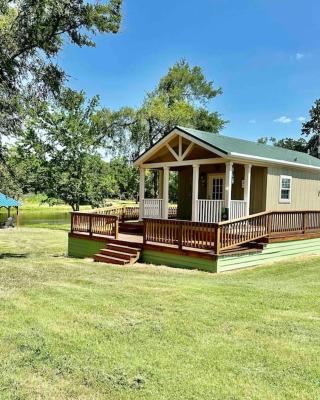 Small Home near Lake Fork with Stocked Pond