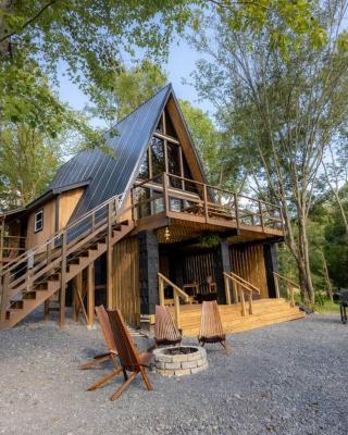 Valhalla Cabins AFrames with hot tubs