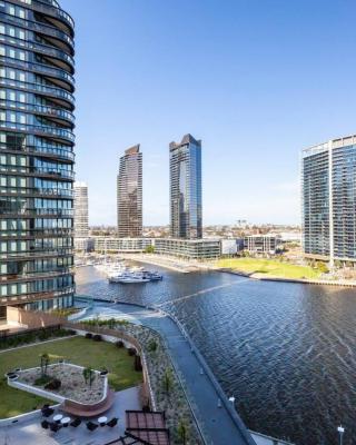 Resort-style Docklands Riverview Stay with Parking