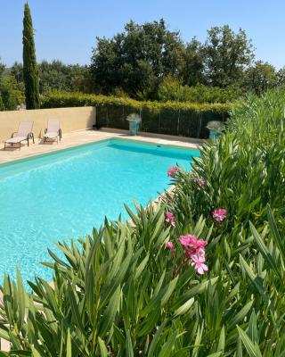 Villa provençale entre Cévennes et Provence avec une grande piscine et un terrain de pétanque